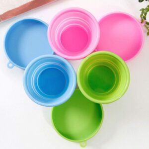 6-Piece Foldable Silicone Travel Cup Set