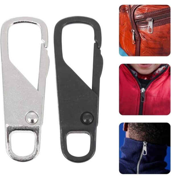 Metal Zipper Pulls Tabs Replacement 8Pcs