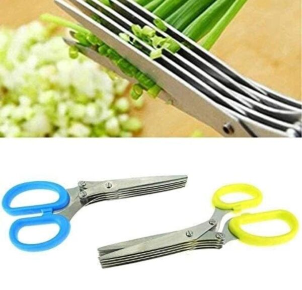 Multi-Functional Stainless Steel 5 Layers Scissors