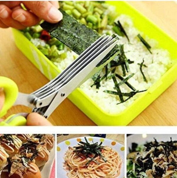 Multi-Functional Stainless Steel 5 Layers Scissors