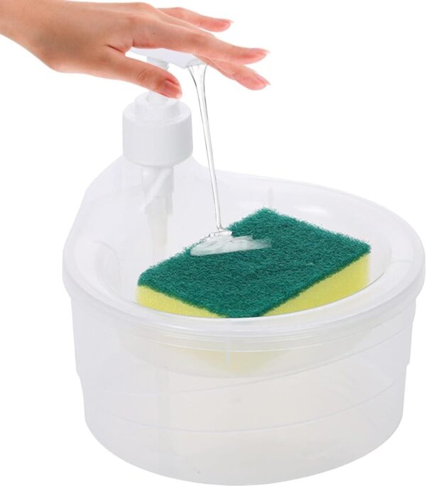Plastic Double Layer Liquid Soap Dispenser