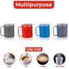 Stainless Steel Coffee Mug Navy Blue