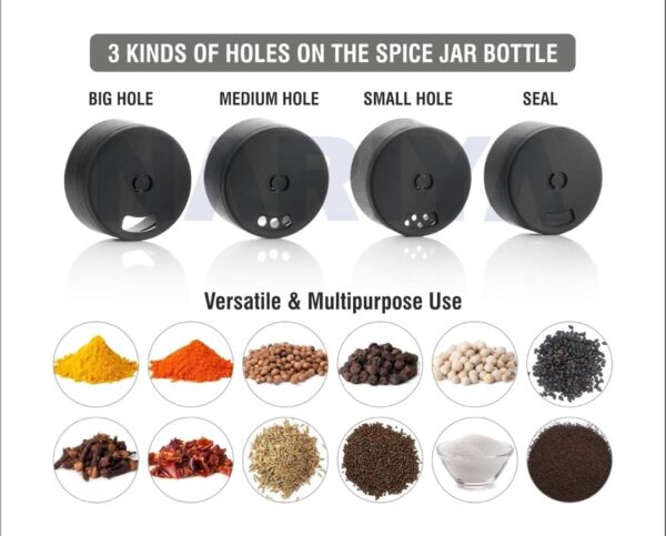 Transparent Plastic Spice Container