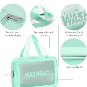 Wave Clear Makeup Pouch Set