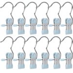 30Pcs Double-Head Clothespins with Clips