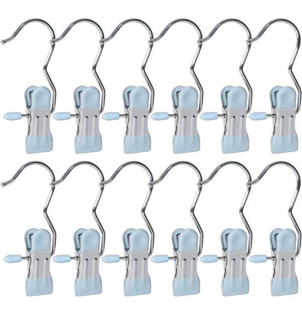30Pcs Double-Head Clothespins with Clips