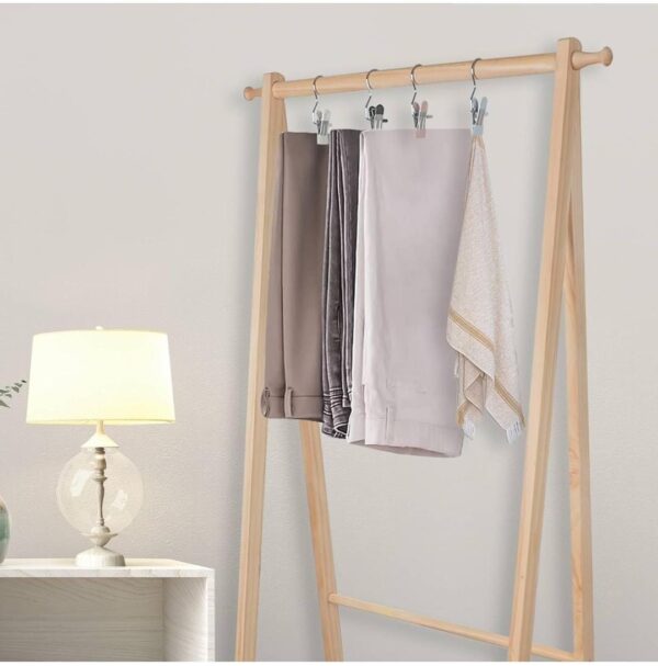30Pcs Double-Head Clothespins with Clips