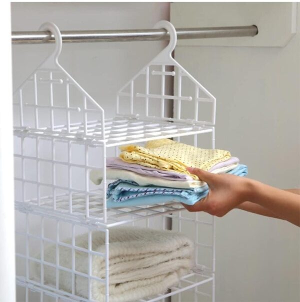 4-Tier Hanging Closet Organizer