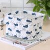Canvas Fabric Foldable Mini Storage Basket