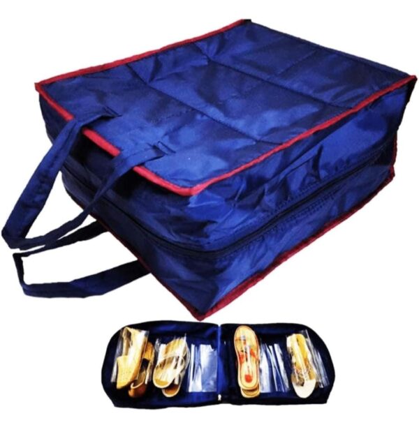 Creations Fabric 6-Pair Shoe Tote Organizer