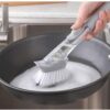 Washing Brush with Refill Liquid Soap