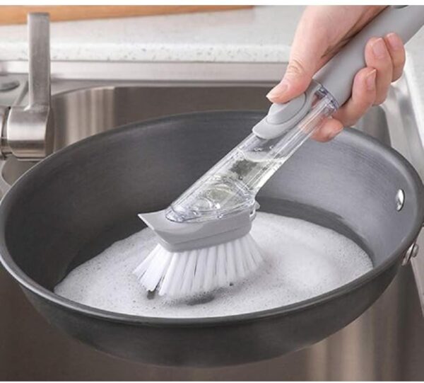 Washing Brush with Refill Liquid Soap