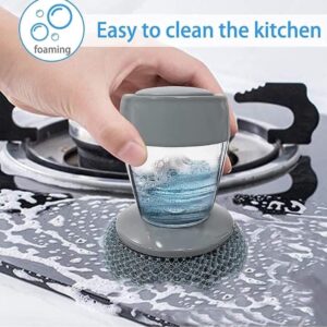 Dishwash Gloves with Wash Scrubber