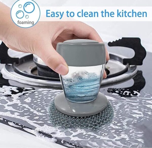 Dishwash Gloves with Wash Scrubber