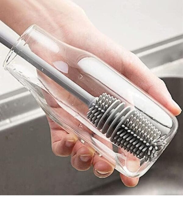 Long Handle Silicone Bottle Cleaner Brush