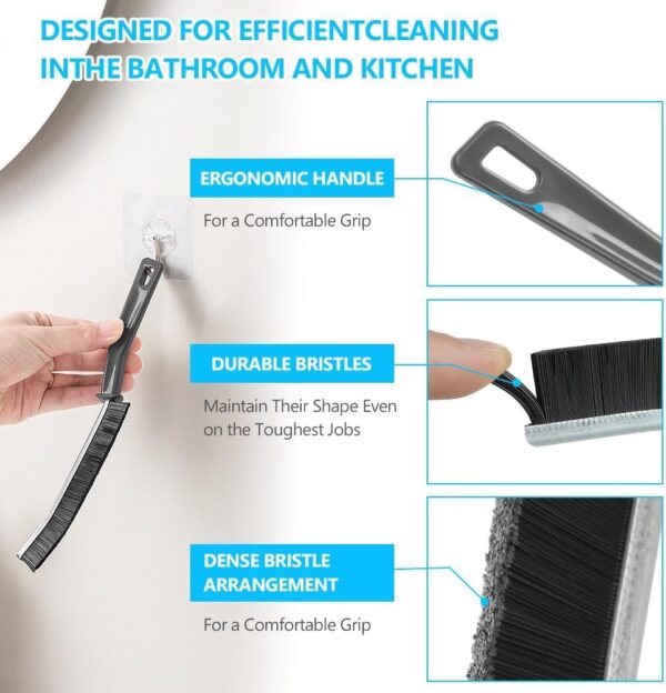 Non-Scratch Wire Dishcloth & Gaps Cleaning Brush