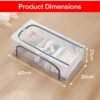 Pack Of 3 Large PVC Nylon Shoe & Clothes organizer
