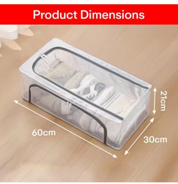 Pack Of 3 Large PVC Nylon Shoe & Clothes organizer