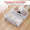 Pack Of 3 Large PVC Nylon Shoe & Clothes organizer