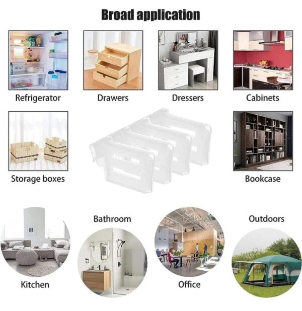 Packet Space Saving Adjustable Divider For Kitchen