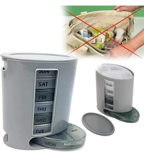 Pill Pro 7-Day Weekly Tablet Medicine Organizer Box