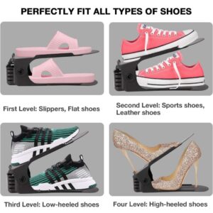 Plastic Double Deck Shoe Rack