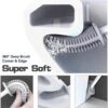 Toilet Brush with Stand Silicone