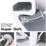 Toilet Brush with Stand Silicone
