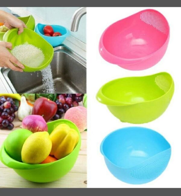 Washer Bowl for Rice Fruits & Vegetable