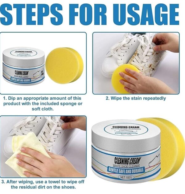 White Shoe Cleaning Cream